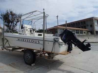 お客様のボート