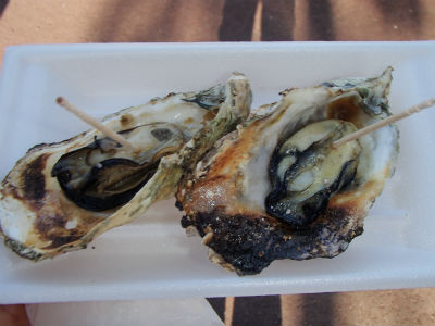 焼き牡蠣