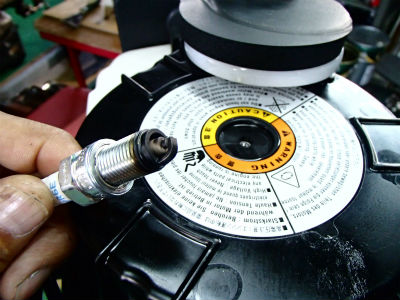 スパークプラグ清掃