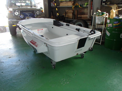 トランサムドーリー取付