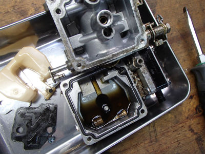 キャブレター確認