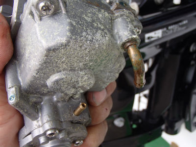 汚れてる・・・