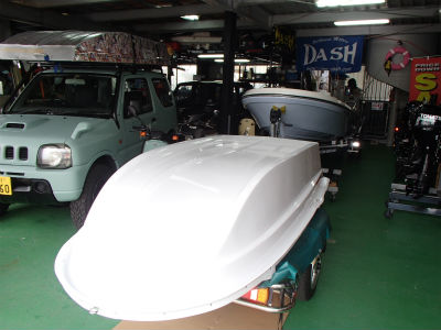 キール保護バンド　取付