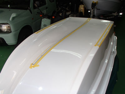 キール保護バンド　取付