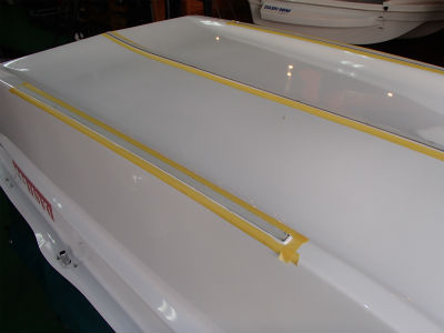 キール保護バンド　取付