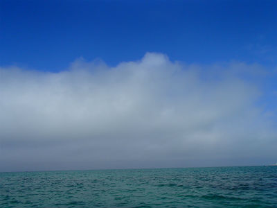 霧があるみたい