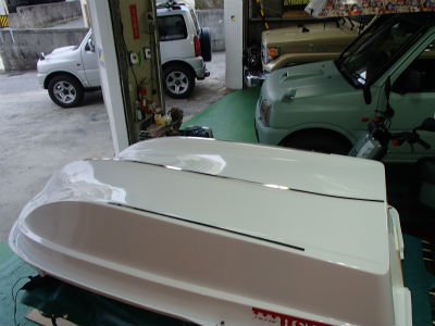 キール保護バンド　取付