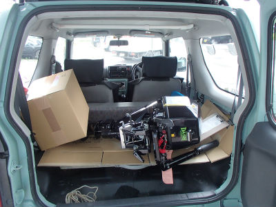 ジムニーに積んで