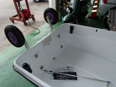 トランサムドーリー取付