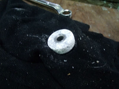 アノード　磨きます