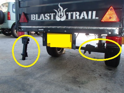 アウトリガー取付