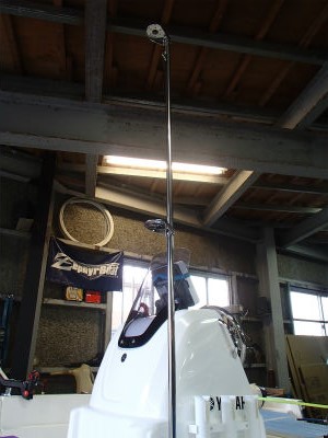 航海灯など取付