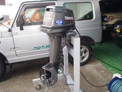 ２ストローク船外機