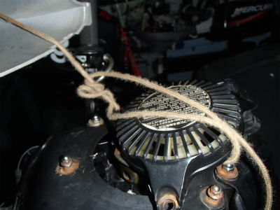 スターターロープ交換