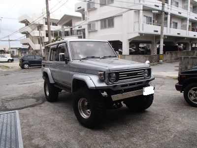 ランクルでご来店