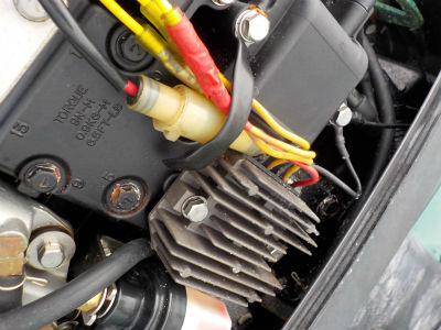 マリーナで作業