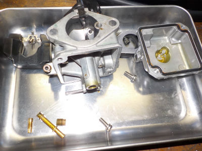 キャブレター確認