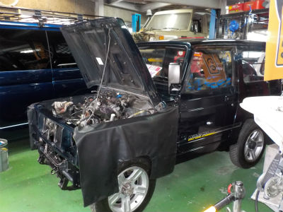 ジムニーJA11　作業