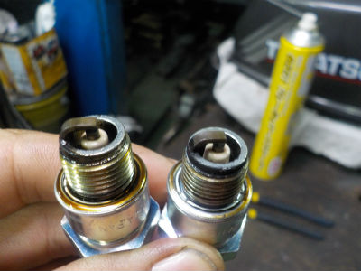 スパークプラグ点検