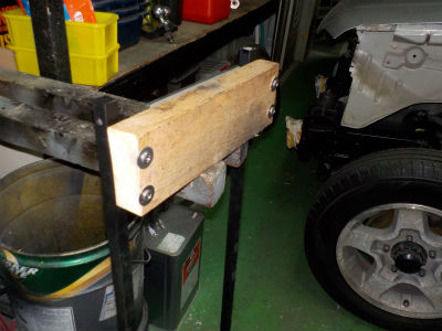 船外機スタンド　取付