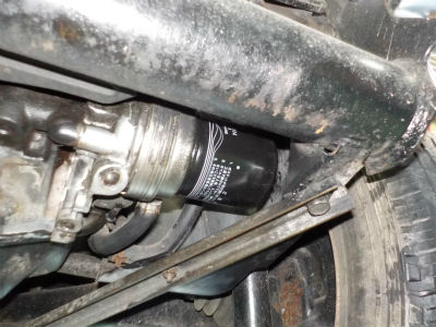 オイルフィルター交換