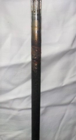 黒くなってます