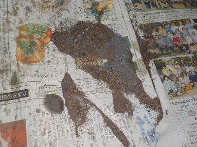 ボートトレーラー整備