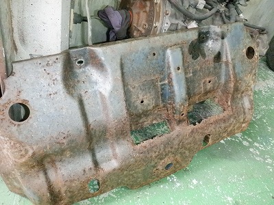 塩害ガード　塗装準備