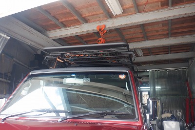 ルーフラック取付