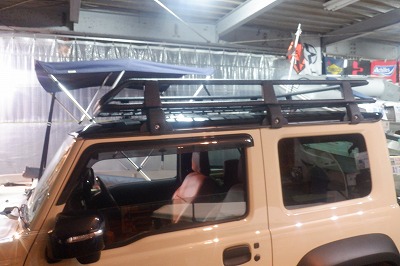 ルーフラック取付