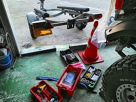 トレーラー整備