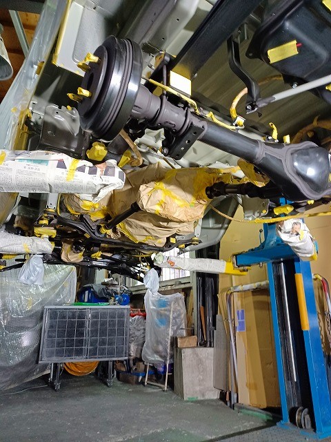 ラプターライナー塗装