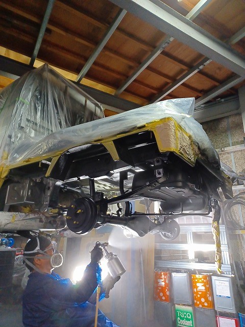 ラプターライナー塗装