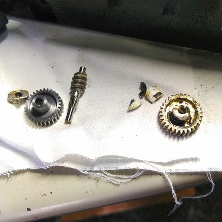 ドアミラー修理