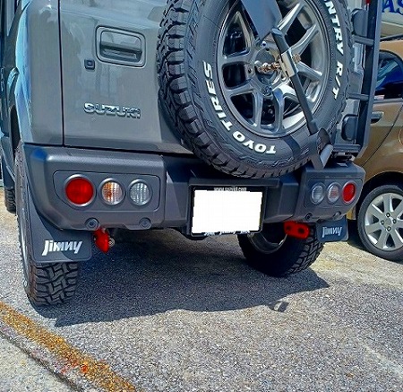 牽引フック取付