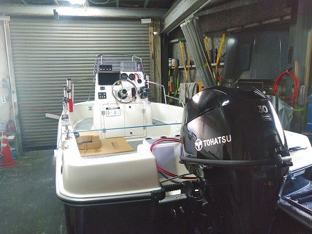 ヘルム、ケーブル交換