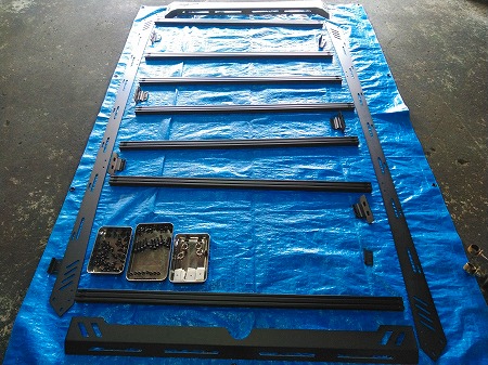 ルーフラック組立