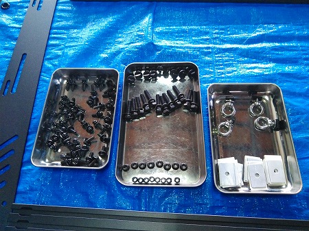 ルーフラック組立